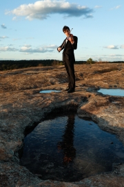 Sam senior pictures. Stone Mountain, GA, urban flair